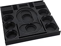 Vista 3 de Bandeja de organización de equipo y accesorios para HeroClix, accesorios impresos en 3D, juegos de guerra de mesa y juegos de rol