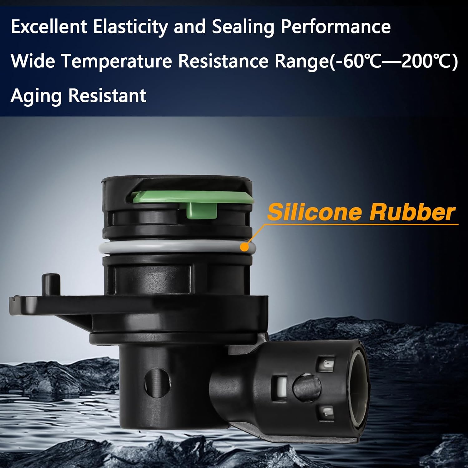 PCV Valve Positive Crankcase Ventilation Valve Compatible with Buick Encore Regal Cadillac ATS CTS Chevrolet Cruze Malibu Trax Replace#: 12637666 12663027