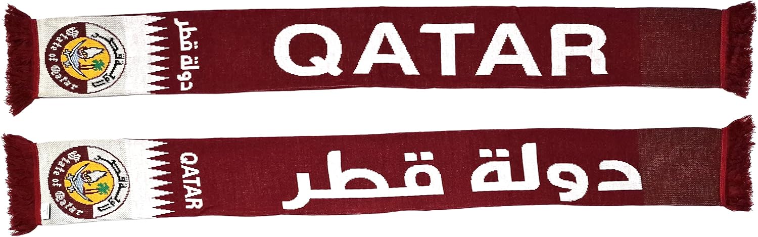 Qatar Soccer Knit Scarf
