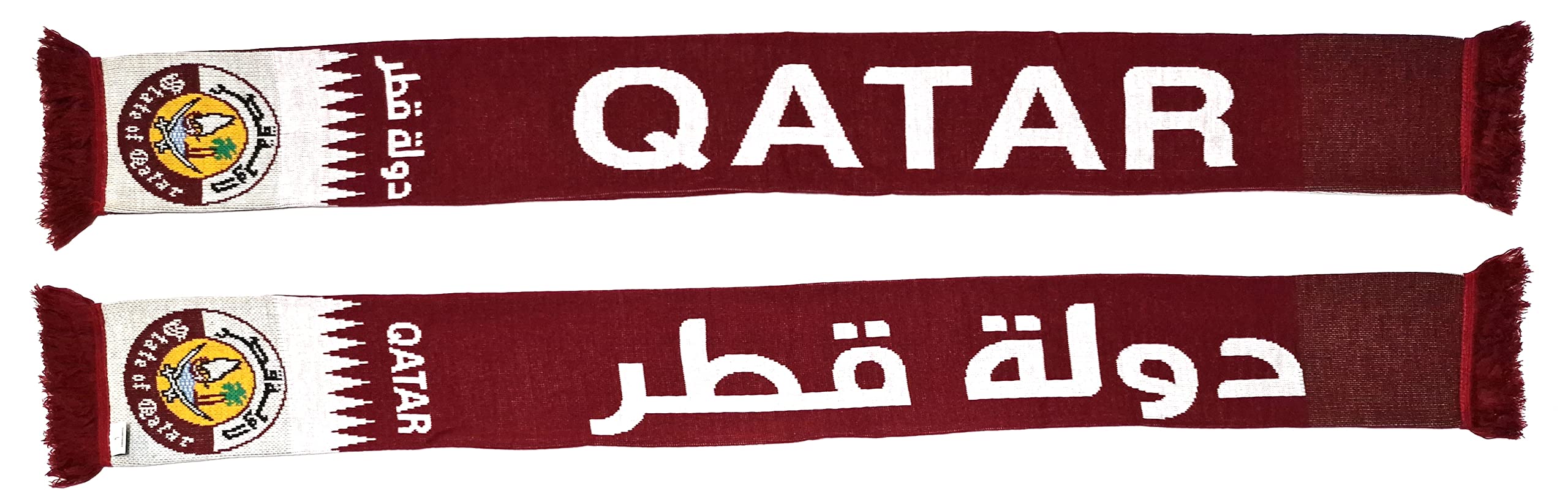 Bufanda de punto de fútbol de Qatar