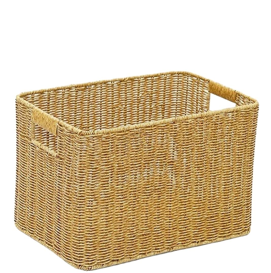 Storage Clothes Dirty Clothes Storage Woven Sundries Sorting Box Laundry Basket Home Rattan Imitation Organizer Nursery