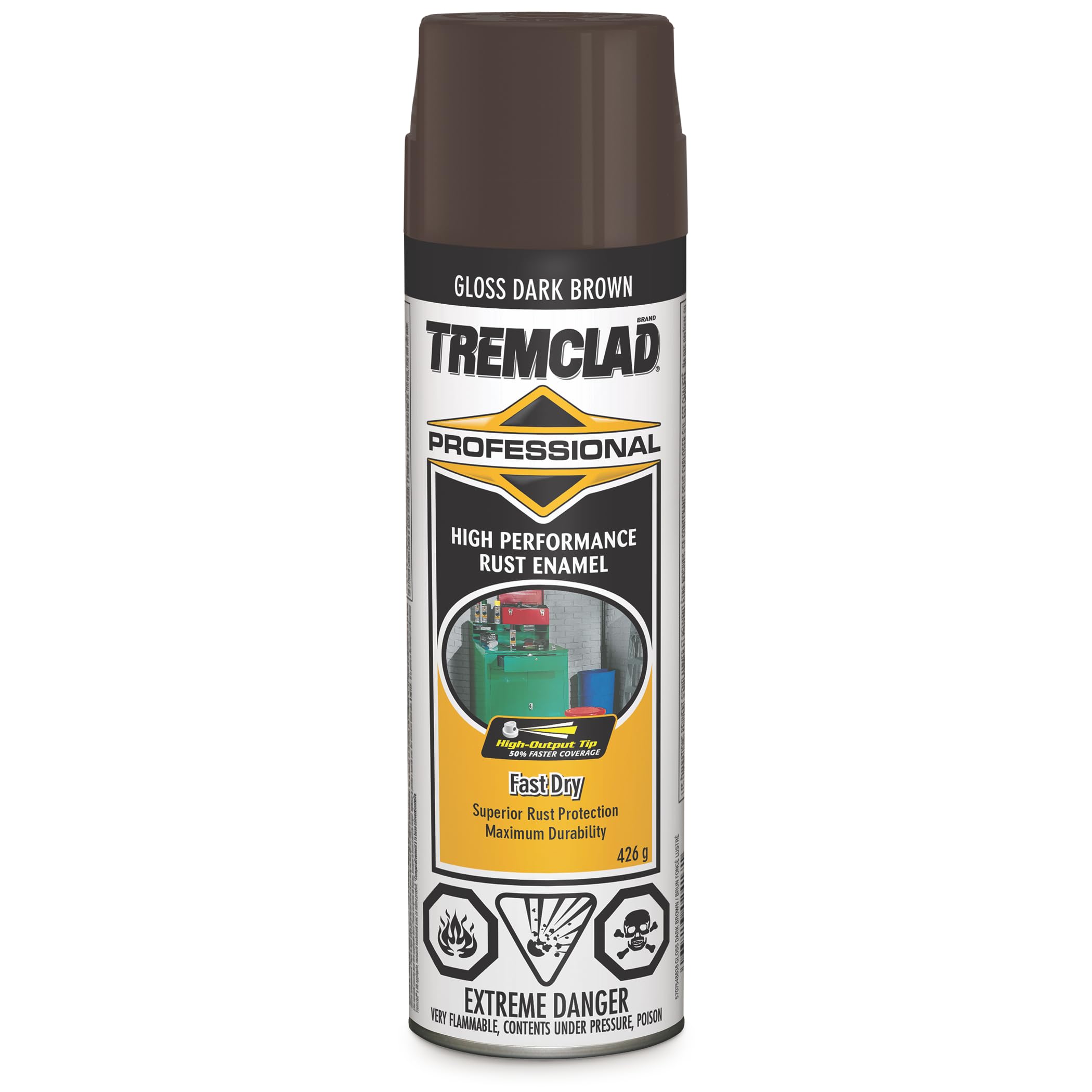 Rust-Oleum Tremclad Professional Rust Enamel in Gloss Dark Brown