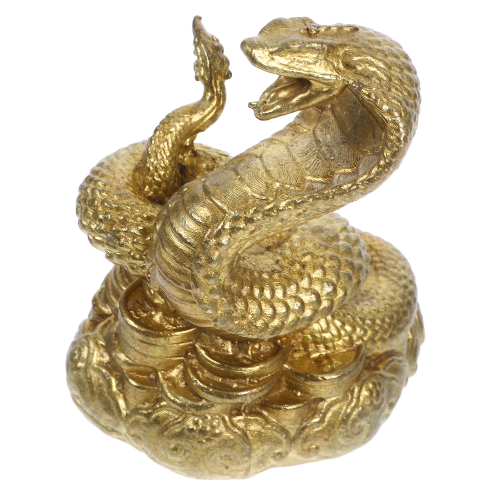 蛇の彫刻 金属製鼓 水神 宝珠に巻き付く蛇の木彫刻 | 木彫りの里上丹生 森彫刻所