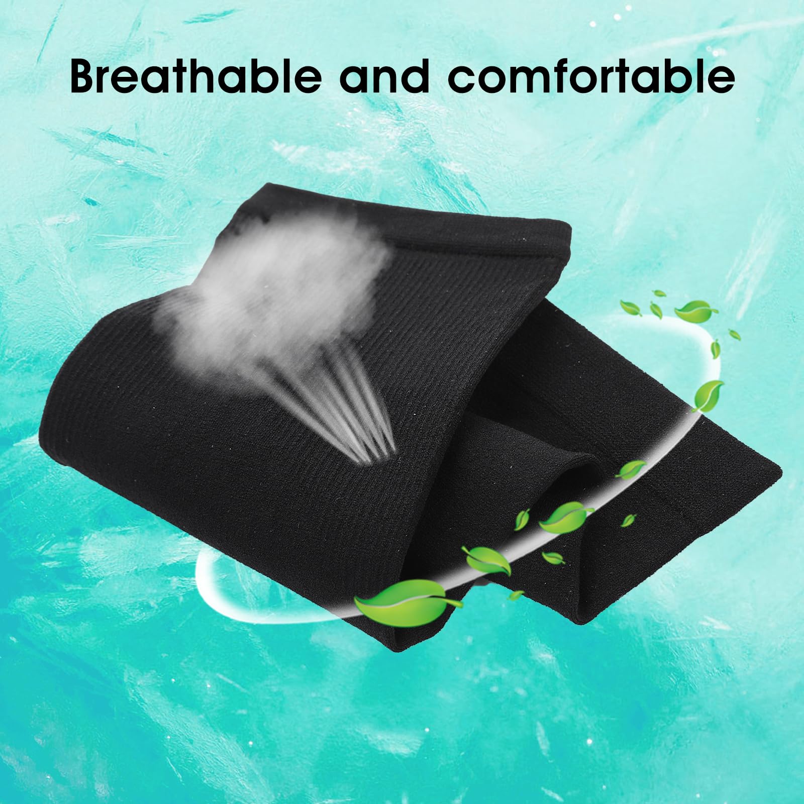 Telooco 2 Pares Mangas Niños Mangas de Protección Solar Protectores de Brazos Negro Blanco Seda de Hielo Comprimida Anti-UV Anticortes para Niños y Niñas