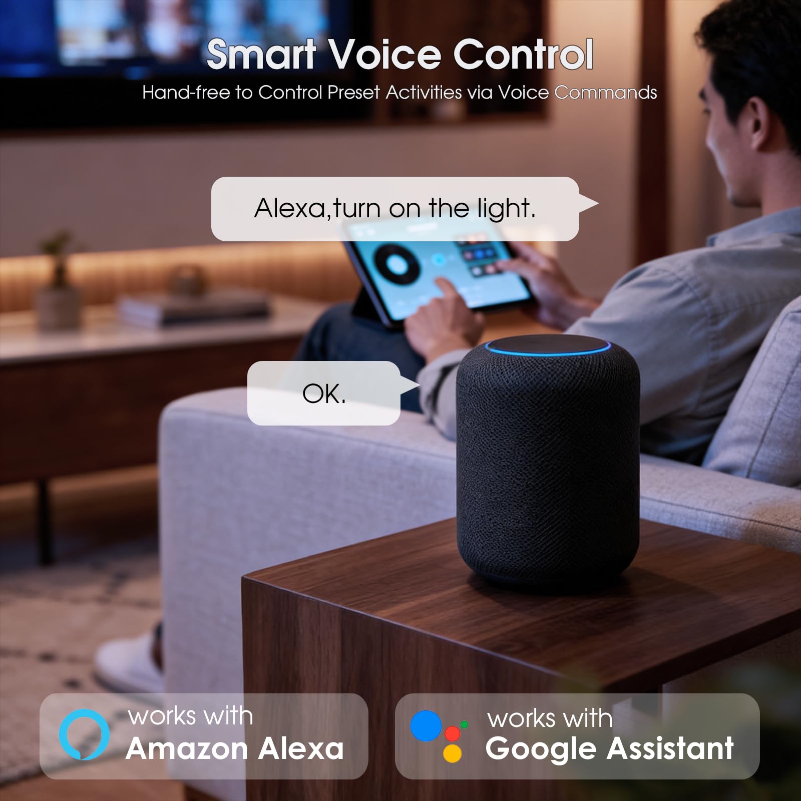 SofaBaton X2 Telecomando universale con touch screen, hub potente, attività personalizzabili con un pulsante e app personalizzabile, compatibile con Alexa, Google Assistant e Home Assistant