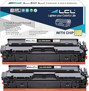 LCL Compatible for Canon 054 054H CRG-054 CRG-054H 3028C001 (2-Pack Black) Toner Cartridge for Canon Color imageCLASS MF642cdw Color imageCLASS MF644cdw Color imageCLASS MF622cdw