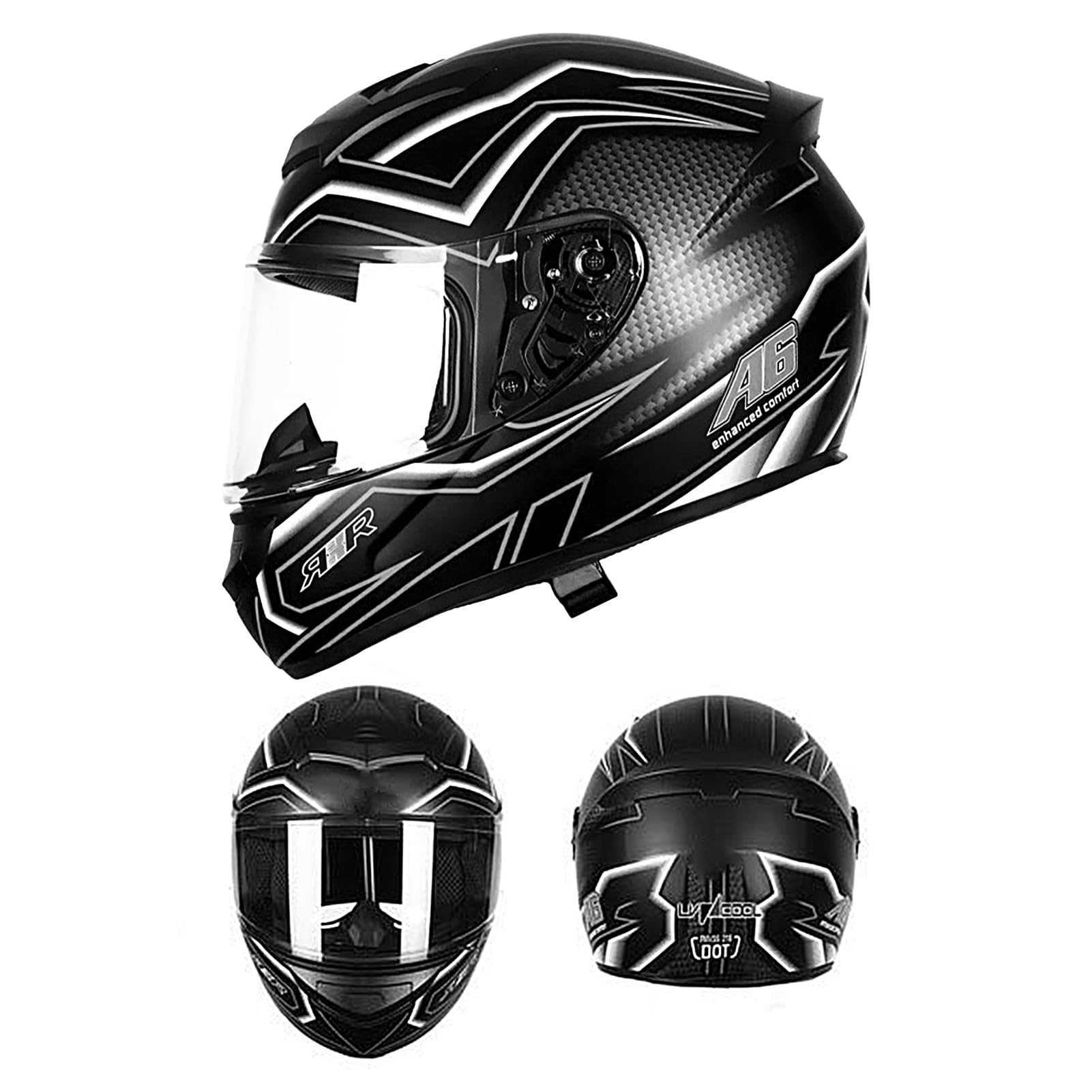 Casco integrale per scooter, caschi da moto, caschi integrali per adulti, caschi da equitazione, caschi integrali da moto con fodera interna estraibile, caschi protettivi per scooter Maciun