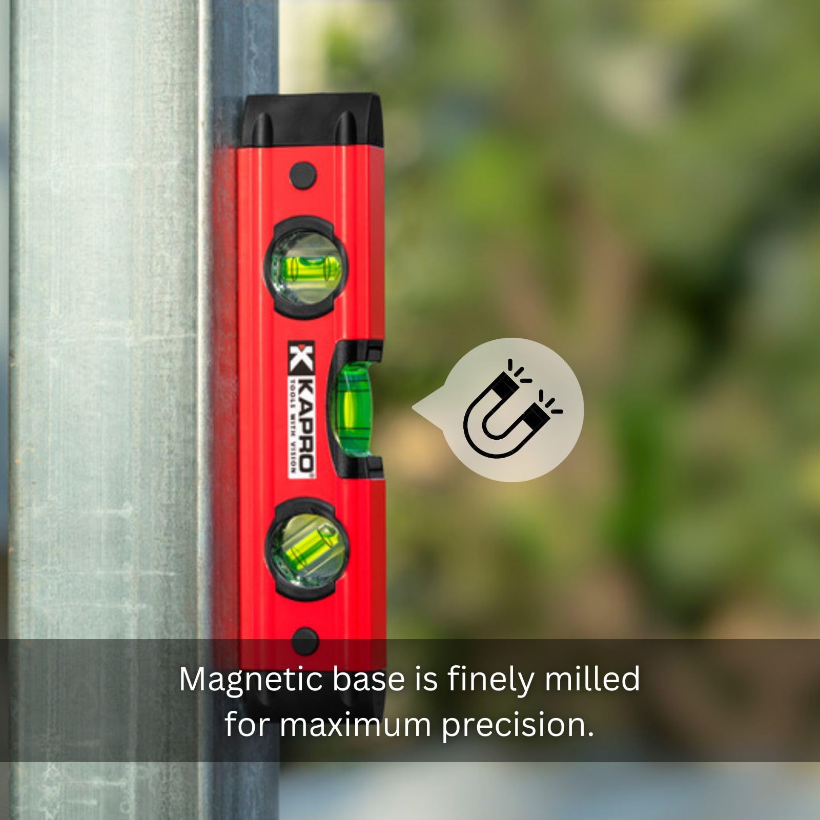 KAPRO 10" Magnetic Torpedo Level - Durable & Accurate -4 KAPRO 10" Magnetic Torpedo Level - Durable & Accurate -4