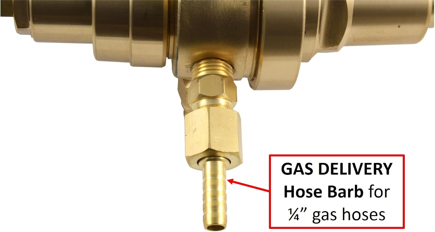 SÜA - Two-stage regulator for Inert Gas. Inlet Connection: CGA-580 - Outlet Connection: 9/16”-18 RH