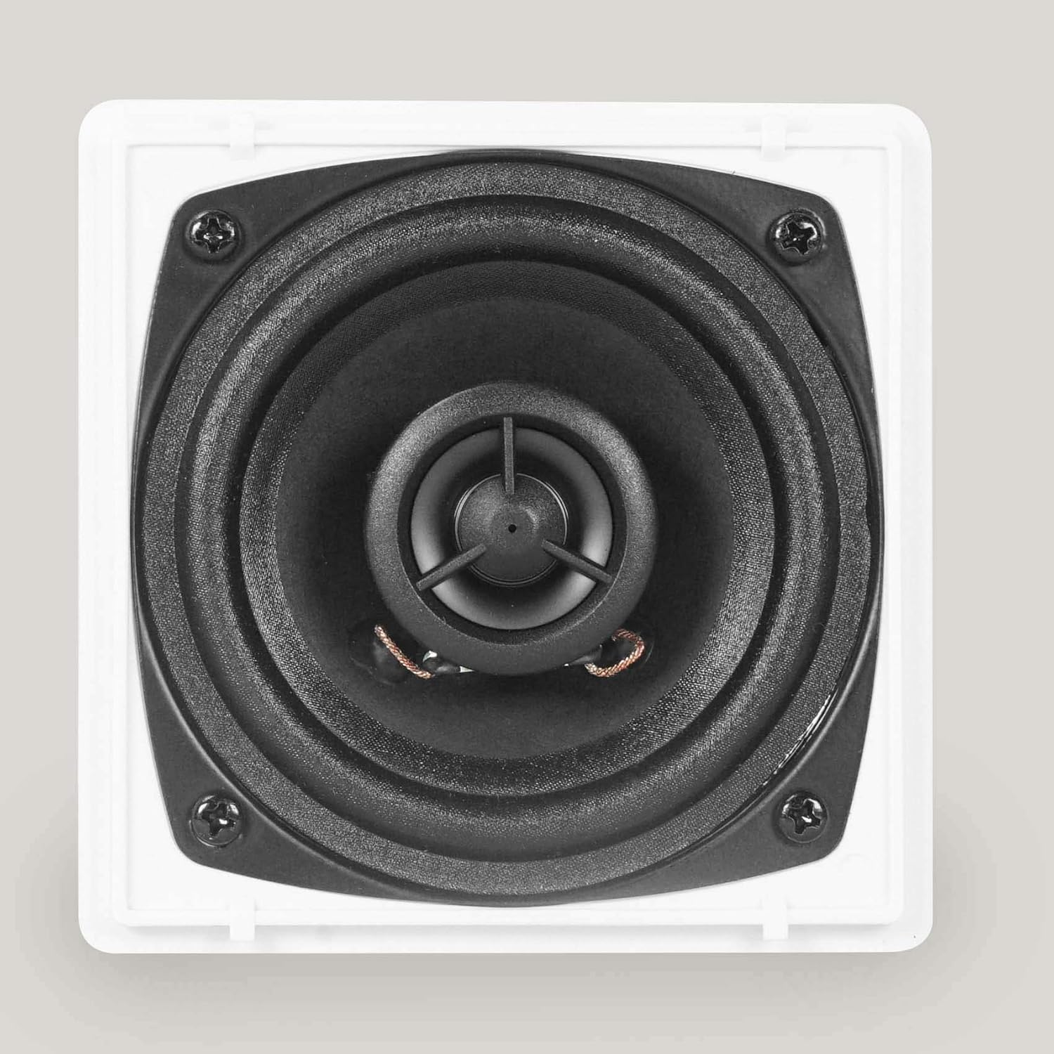 Black Friday Clearance Cube by Rockville Pair of 3.5 White Commercial 70V Swivel Wall Mount Speakers
