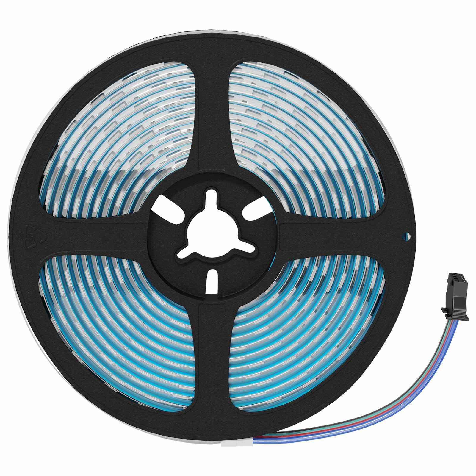 Tira LED 2 unidades, color negro transparente, 3000 mm, fuente de alimentación USB, regulable, iluminación interior, flexible, cadena de luz, decoración para salón, jardín, terraza