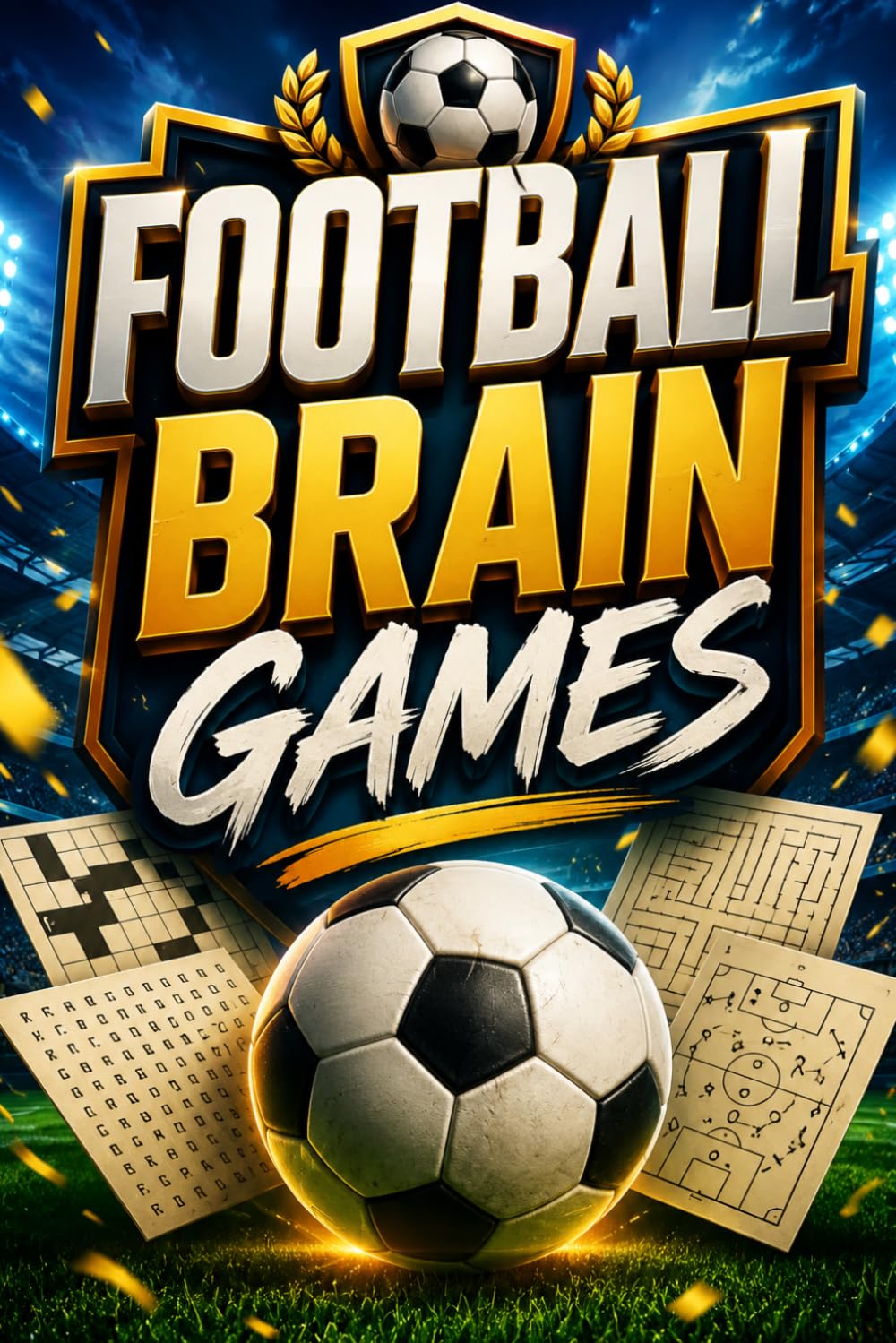 Football Brain Games: Challenge Your Mind with Exciting Football Puzzles, Trivia, Crosswords, and Brain-Boosting Activities