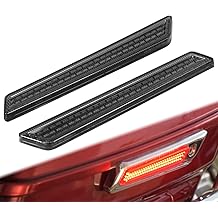 Saddlebag Latch Lights Motorcycle LED Side Marker Turn Signals Running Brake Lights Fit for Harley Touring Electra Glide Road King Street Glide Road Glide Ultra Limited 2014-2023 (Smoke Lens)