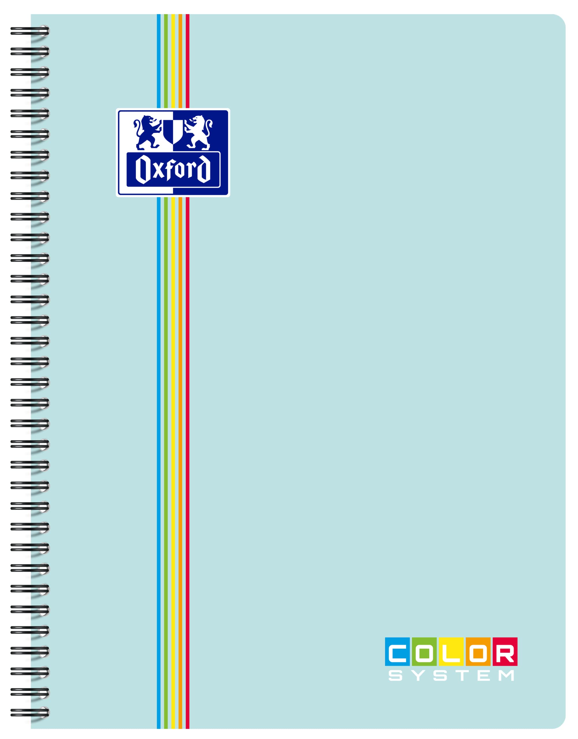 Cahier Oxford International FilingBook A4+ Petits Carreaux 5mm - 200 Pages, Gris