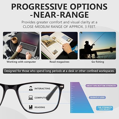 Miniatura 5 de Gafas de lectura con bloqueo de luz azul, filtro de rayos UVdeslumbramiento, lectores de computadora, anteojos de moda para mujeres y hombres