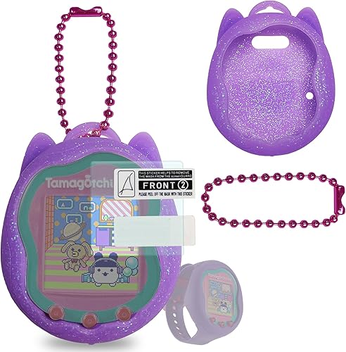 JCHPINE Funda de silicona de repuesto para Tamagotchi Uni, protector de pantalla para accesorios para mascotas Tamagotchi Uni Band (funda de