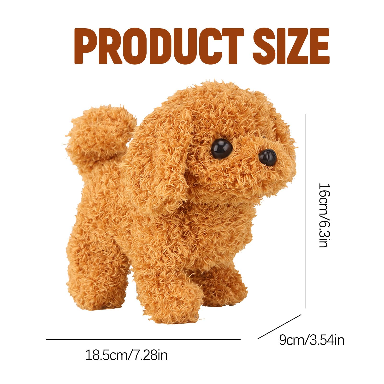 2026 New Robotic Puppy, Interactive Robot with Soft Touch Fur, Fun Interactive Toys Dress Up Realistic Stuffed Animal DogThe Best Gift for Families — view 7