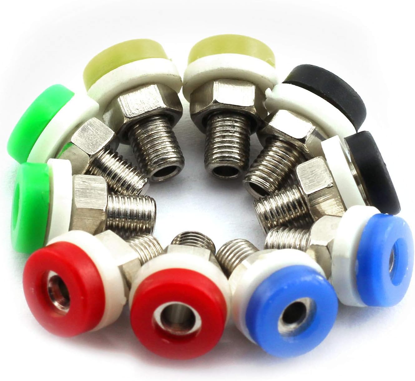 ToToT 10pcs 4mm Banana Socket Professional Screw Safety Protection