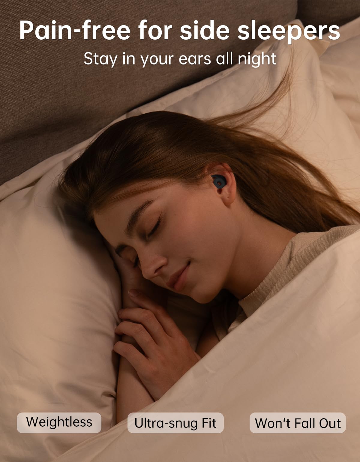 Welove - Tapones para los oídos ultra cómodos con el primer desinfectante UV, tapones para los oídos para dormir, protección auditiva para conciertos, festivales, deportes, ajuste personalizable,