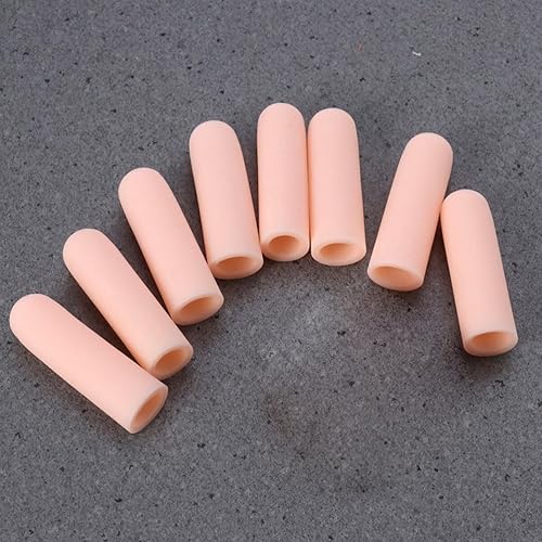 Miniatura 2 de Protectores de dedos de gel, 8 unidades de silicona para proteger las yemas de los dedos, fundas para los dedos de los dedos, soporte para gatillo