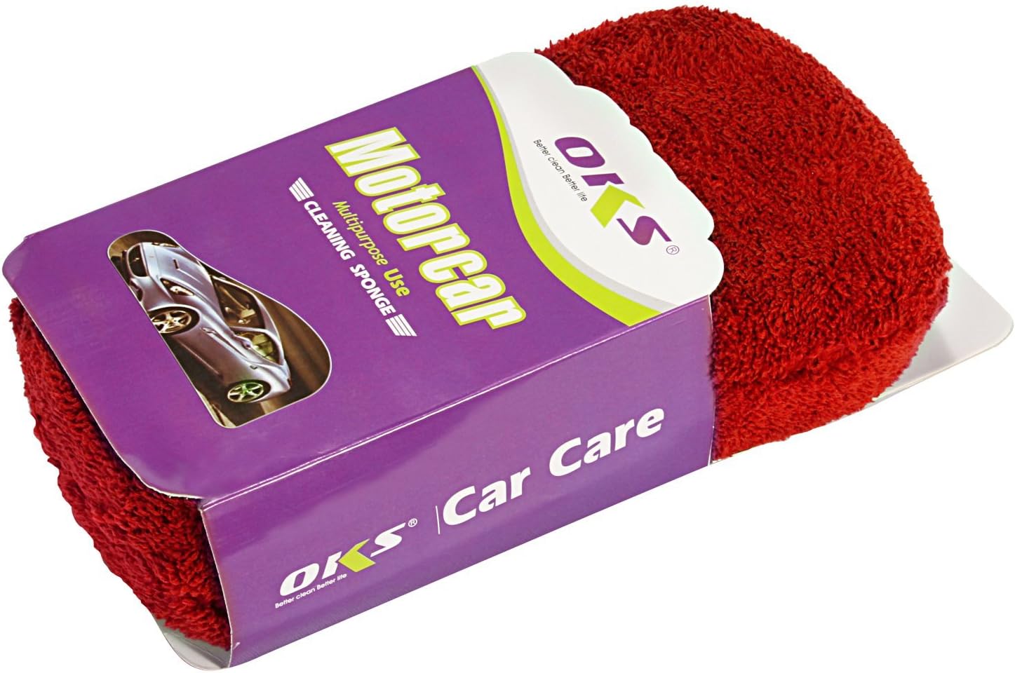 OKS Multipurpose Household, Car, Bike Cleaning Sponge / Drying Towel (For WET or DRY Cleaning)