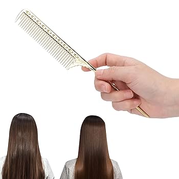 HEALLILY 6個のプロの髪のピック携帯用テールコームの多機能