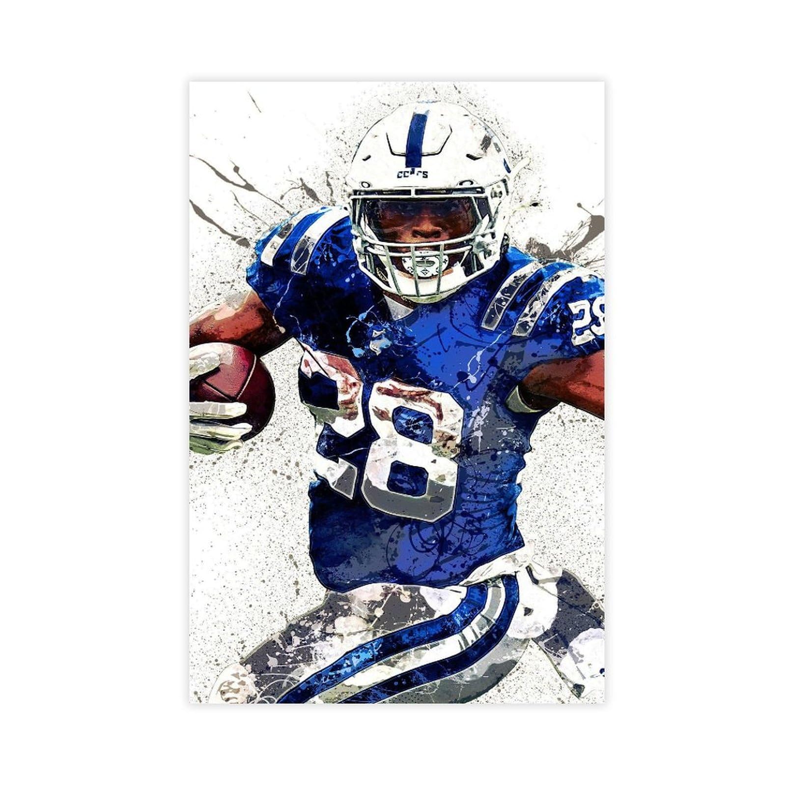 Yaoqilai Jonathan Taylor Canvas Poster Wall Art Decor Print Picture Paintings for Living Room Bedroom Decoration Unframe: Unframe: 12x18inch(30x45cm)