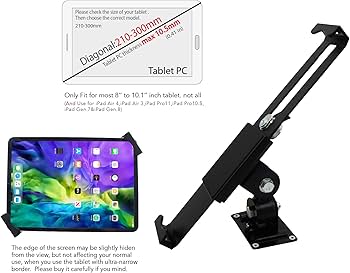 Amazon.co.jp: タブレットユニバーサル壁掛けホルダー 盗難防止