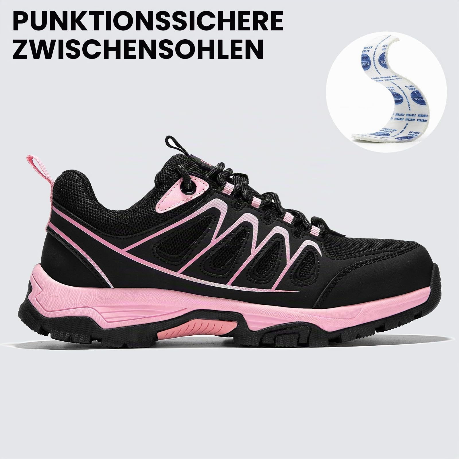 SPIEZ Unisex Sicherheitsschuhe Herren Arbeitsschuhe Sneaker Damen, Weiche Arbeitsschuhe mit Durchtrittsicherer Zwischensohle, Leichte Sicherheitsschuhe für Arbeit und Alltag EU36-46