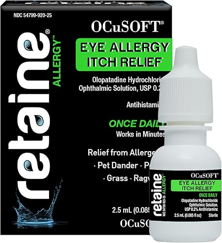 OCuSOFT Gotas para los ojos Retaine Allergy 0.1 fl oz