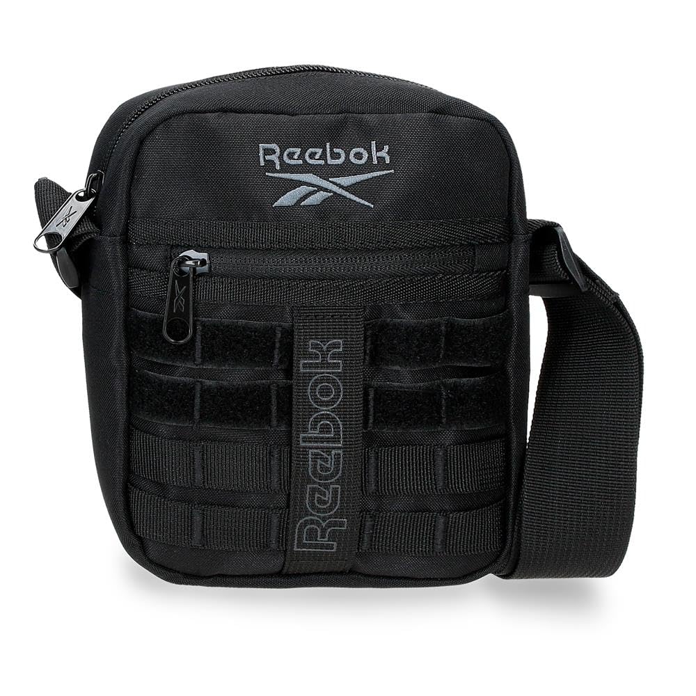 Reebok Cross One Bandolera Negro 15x19x6 cms Poliéster by Joumma Bags