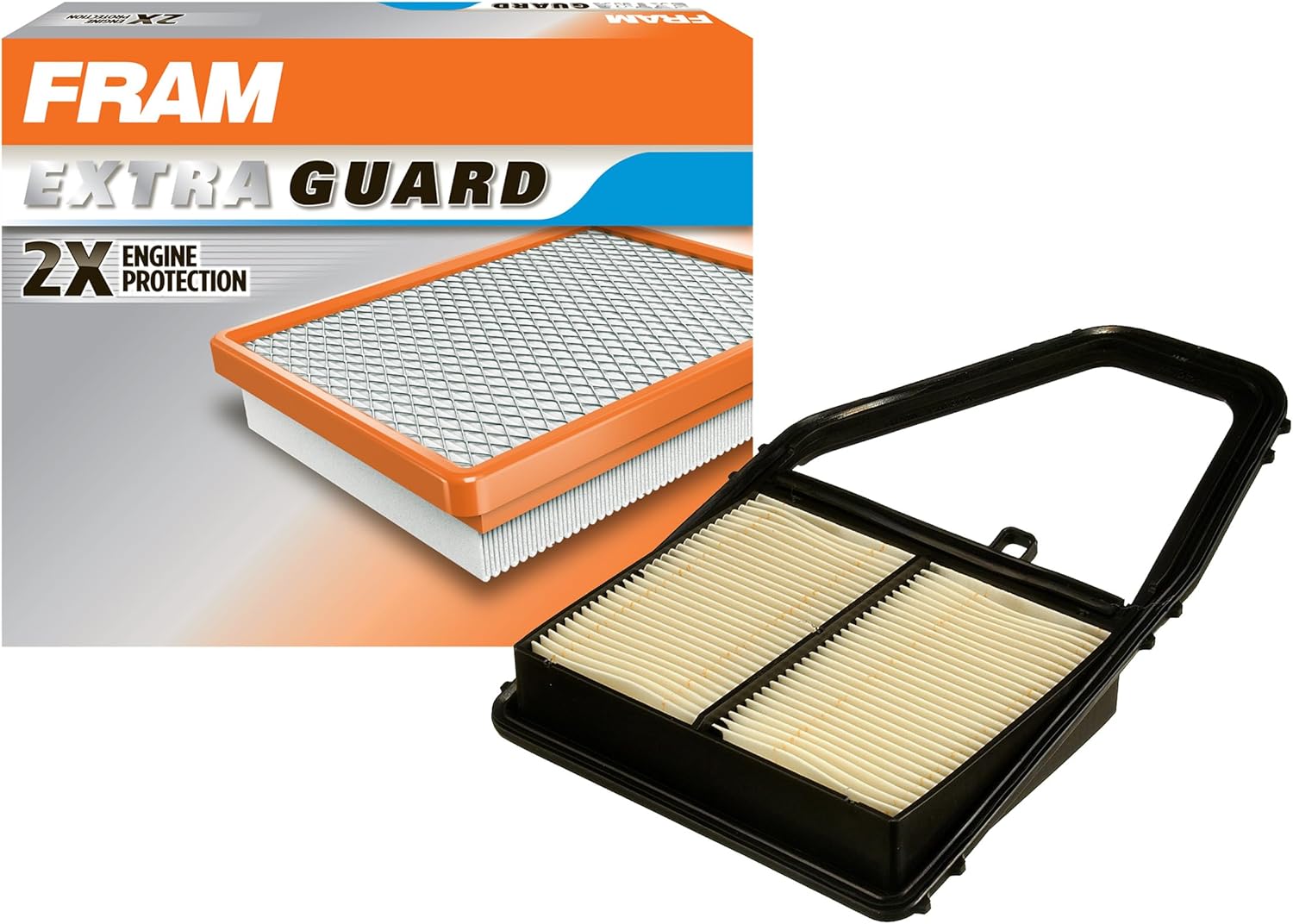 FRAM Extra Guard CA8911 Replacement Engine Air Filter for Select Acura EL and Honda Civic (1.7L) Models, Provides Up to 12 Months or 12,000 Miles Filter Protection