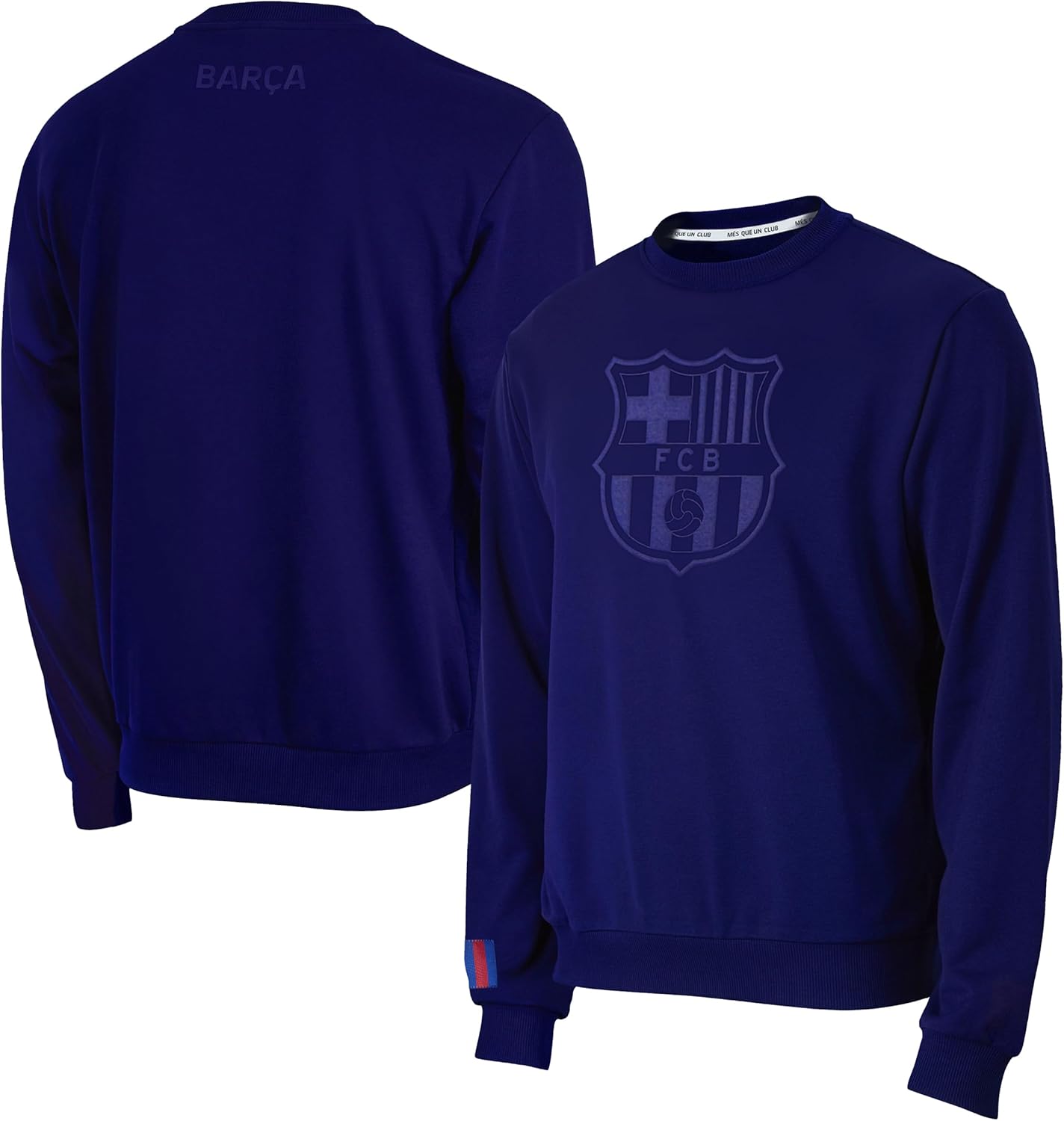 Icon Sports Official FC Barcelona Soccer Crew Neck - Unisex Adult - Image 2