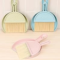 Vista 7 de NUOBESTY Juego de 3 mini cepillos y recogedores, cepillo de limpieza pequeño para mesa de teclado de computadora de escritorio