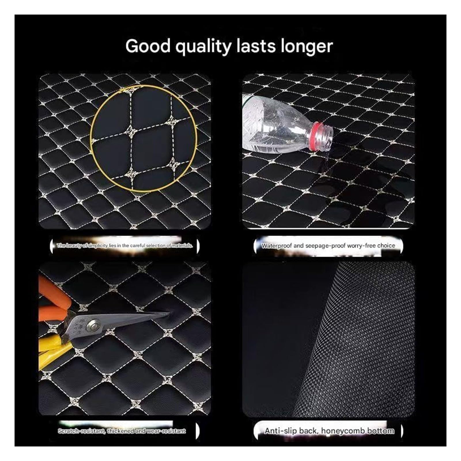 Boot Liner Mats Anti-Scratch Anti-Slip Cargo Carpet Protective