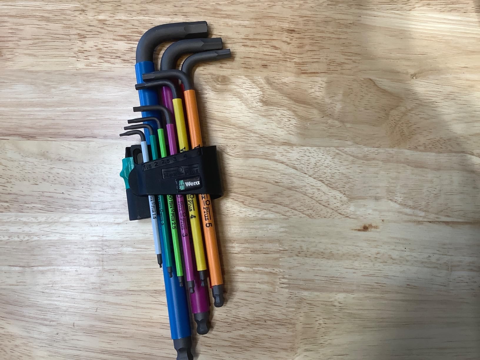 Wera Tools 05073593001 950 SPKL/9 SM N SB Long ARM HEX Key Set, One Size, Multi photo review