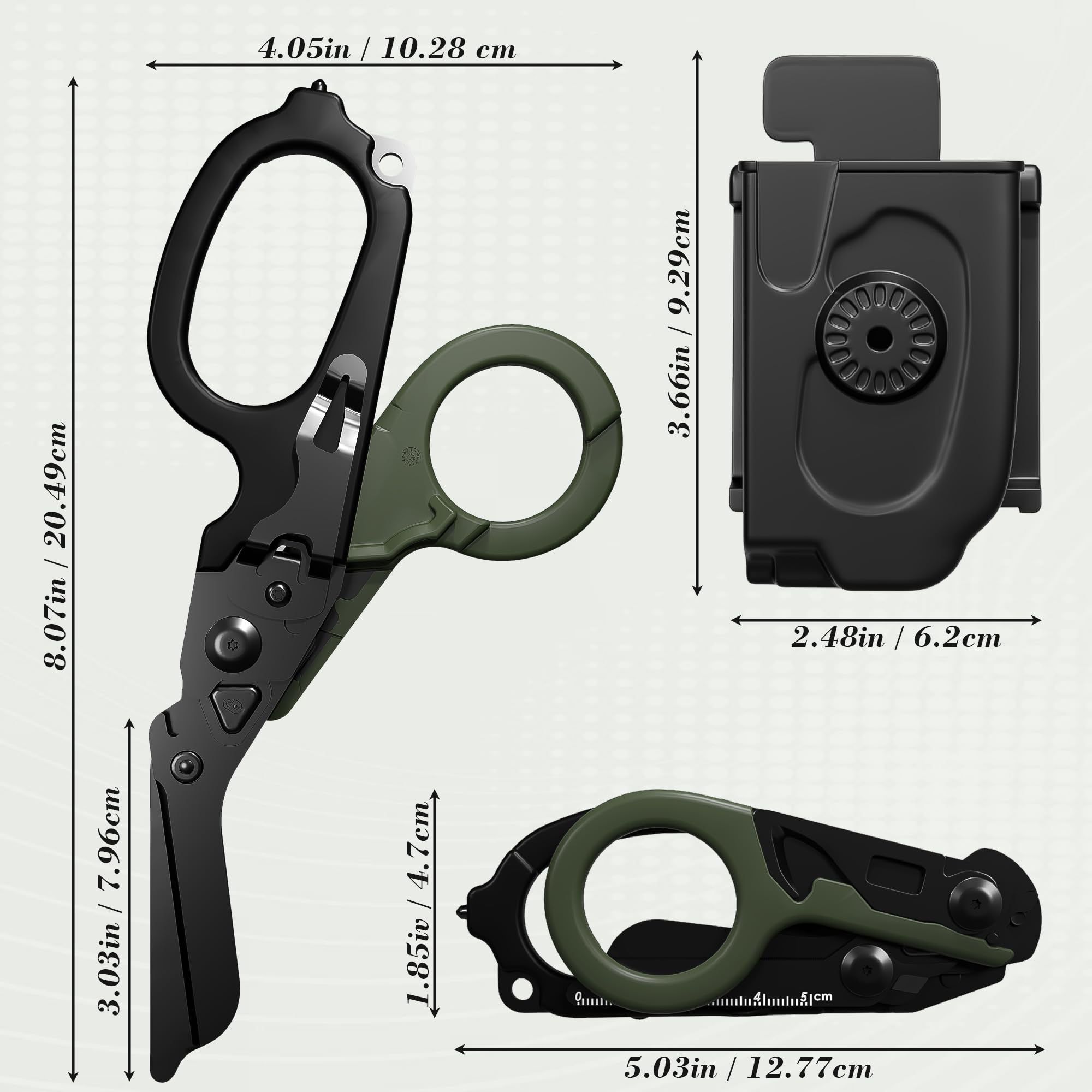 Trauma Shears - 6-in-1 Medical Scissors with Holster -4 Trauma Shears - 6-in-1 Medical Scissors with Holster -4