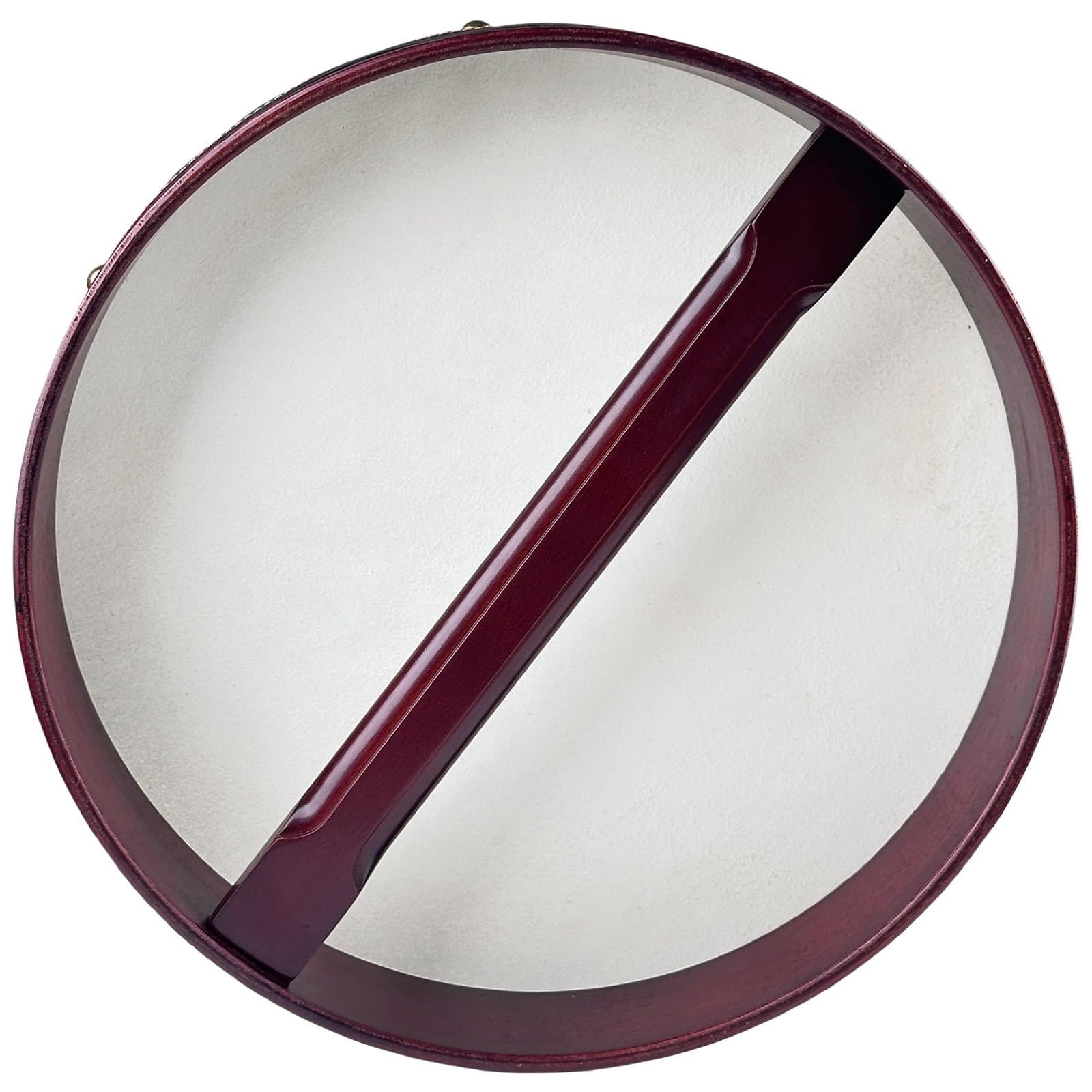 HighLight 35 cm Bodhran bęben ręcznie wykonany irlandzki instrument z głowicą perkusyjną z koziej skóry, wyraźny i muzyczny dźwięk, w zestawie młotek z twardego drewna (35 cm)