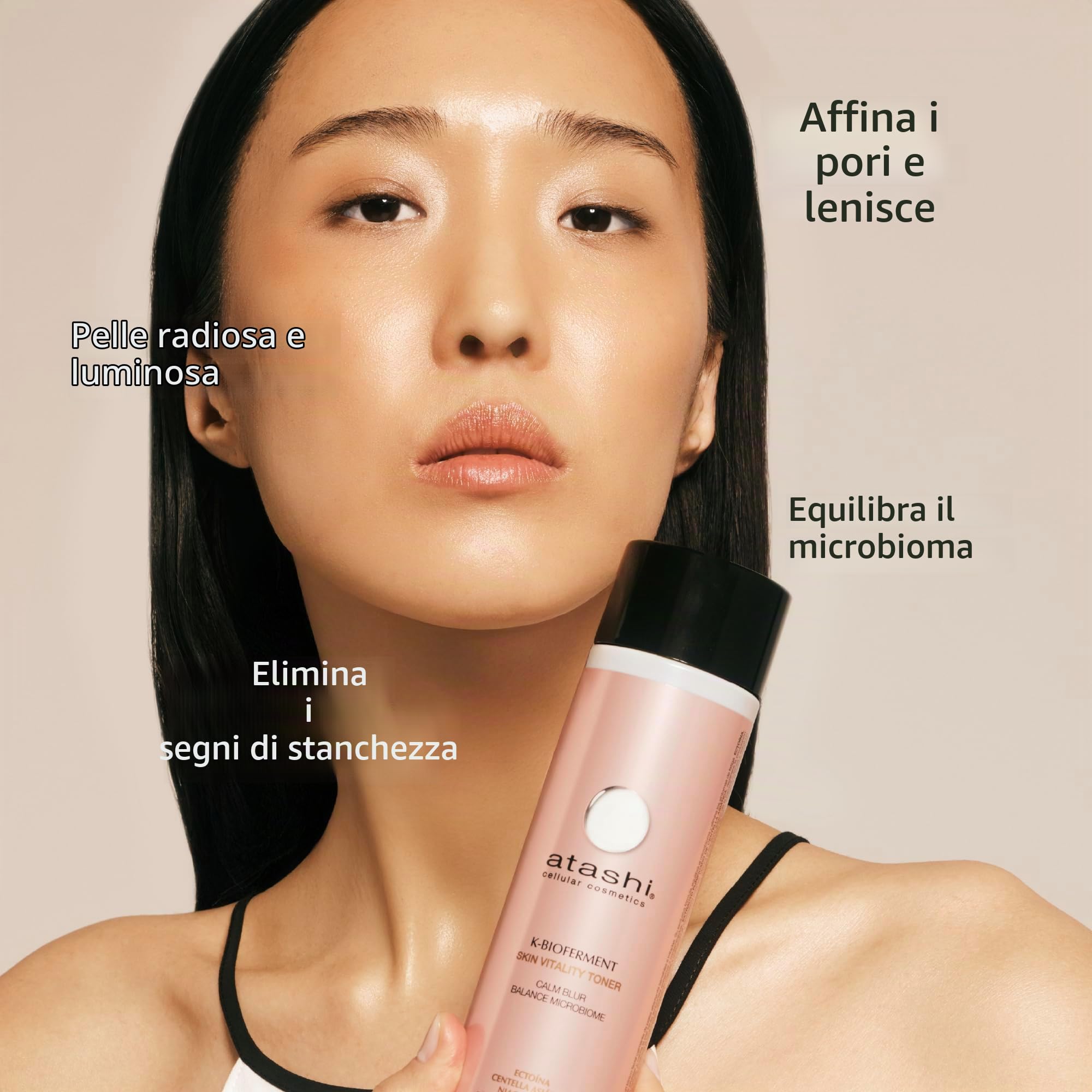 Atashi | Rituale Effetto Pearl Skin 360 Anti-Age | Siero L’Essenza Eterna + Contorno Occhi Uplifting + Advanced Primer Luxe + DD Cream SPF15 + | Regalo Beauty Case Premium e Tonico Viso Skin Vitality