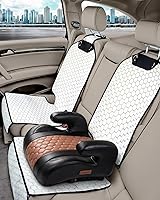 Vista 10 de Owleys Protector de Asiento de Automóvil de Cuero Premium para Asiento de Carro de Niño, Funda de Asiento de Carro contra Suciedad y Rayones