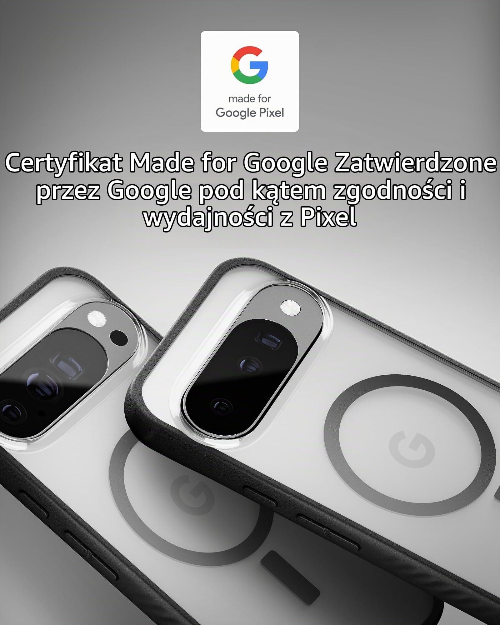Mous Przezroczyste etui do Google Pixel 10/10 Pro, kompatybilne z Magsafe, odporne na zarysowania