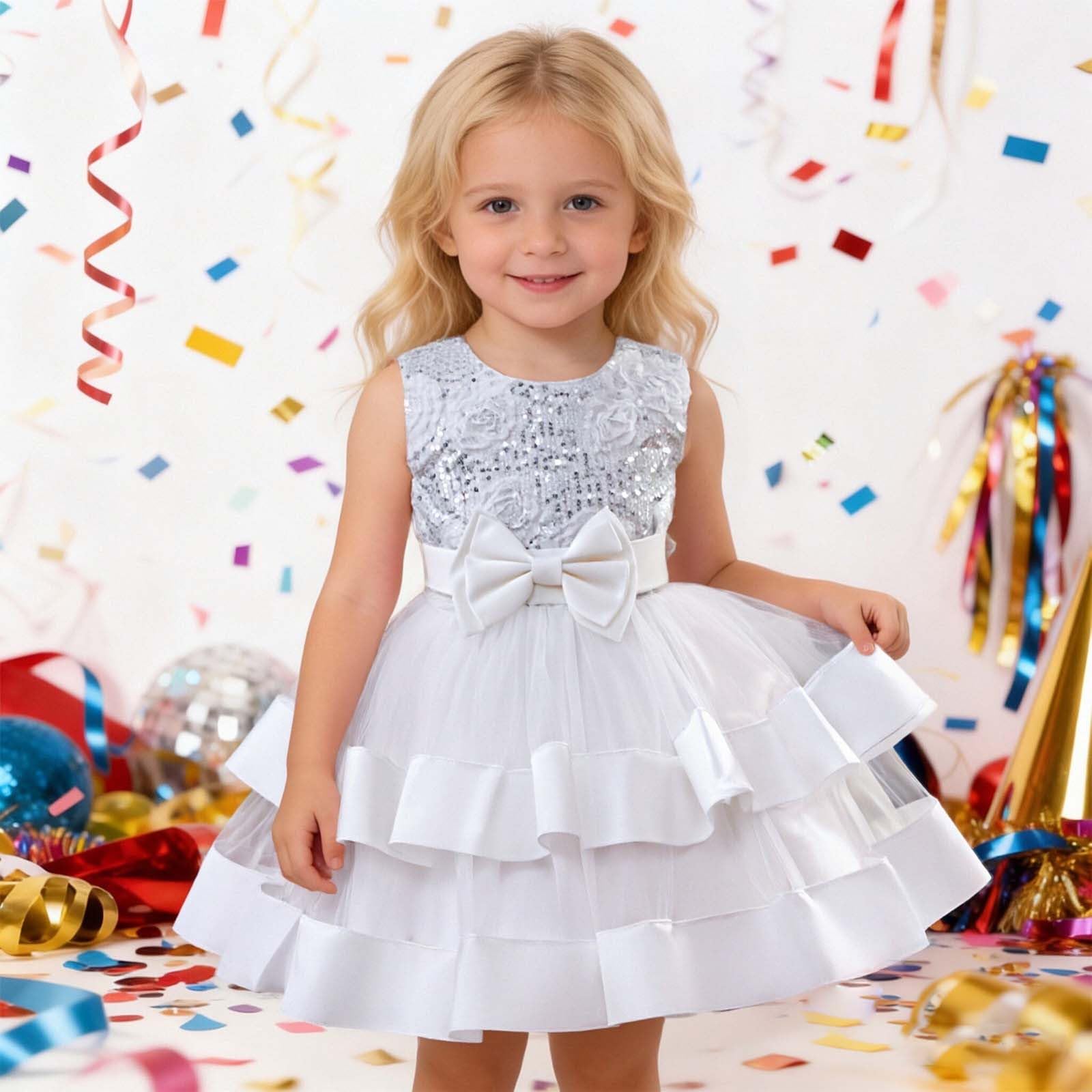 Generico Gonna Tulle Bambina Tutu Ballerina Bambina Gonna Abito da Festa con A Strati, Gonna Elegante per Cerimonie E Shooting Fotografici