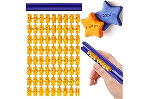 FosterToys™ 72 Pcs Kids Pottery Letter Stamps for Clay