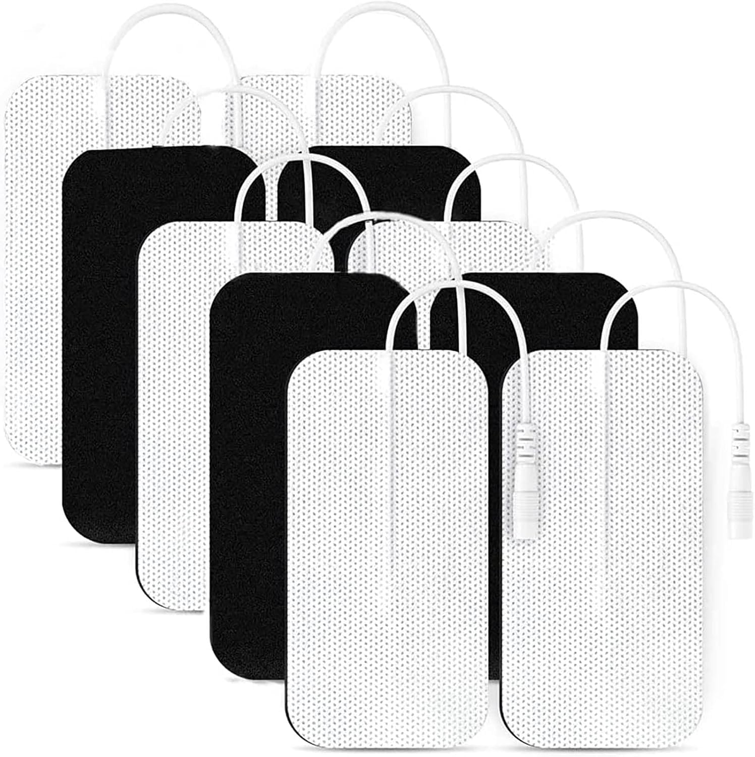 10 Pcs Machine Self-Adhesive Tens Electrodes Pads, Massager Patch, Muscle Stimulator Heating Electrode Pad Plug in Therapy Patch Disposable Therapy Electrode Pad-image-16