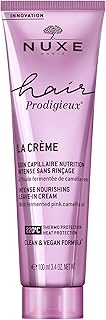 Nuxe Hair Prodigieux Intense Nourishing Leave-in Cream. Repairs & Protects Hair From Heat, For Soft, Shiny and Healthy Looking Hair. With Argan and Jojoba Oil, 3.4 Fl Oz