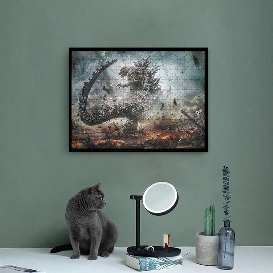 Amazon.co.jp: ゴジラ ジグソーパズル 木製 2000ピース パズル アニメ