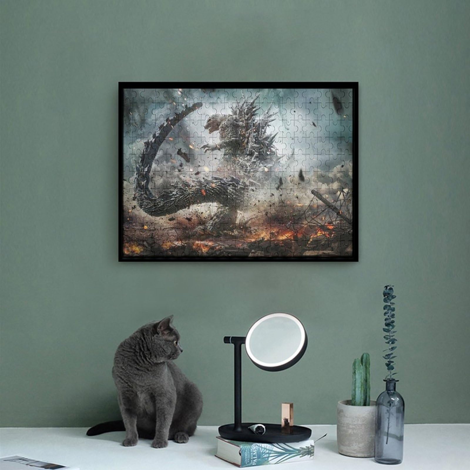 Amazon.co.jp: ゴジラ ジグソーパズル 木製 2000ピース パズル アニメ