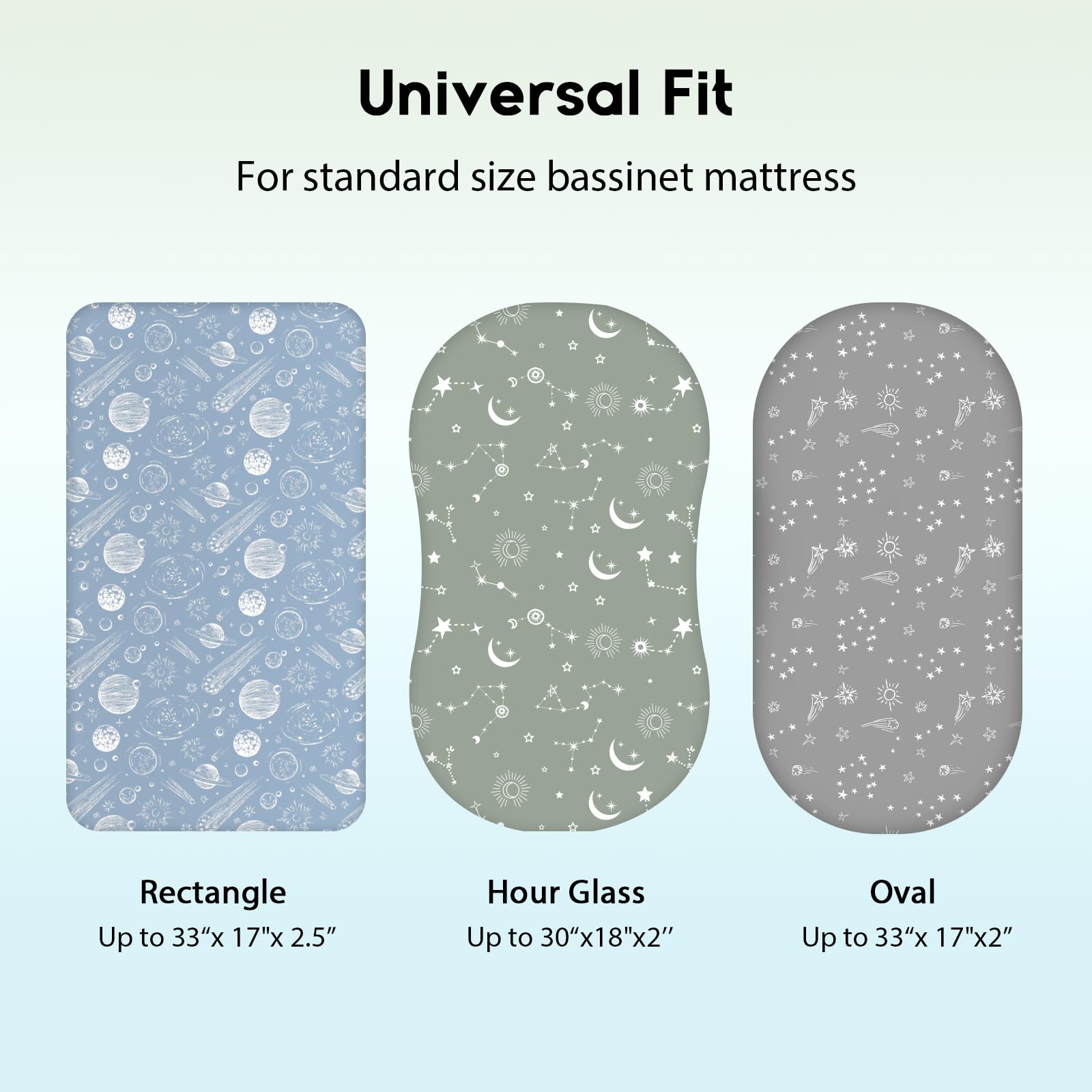 Unnivoll Moses Basket Sheets 3 Pack - Image 3