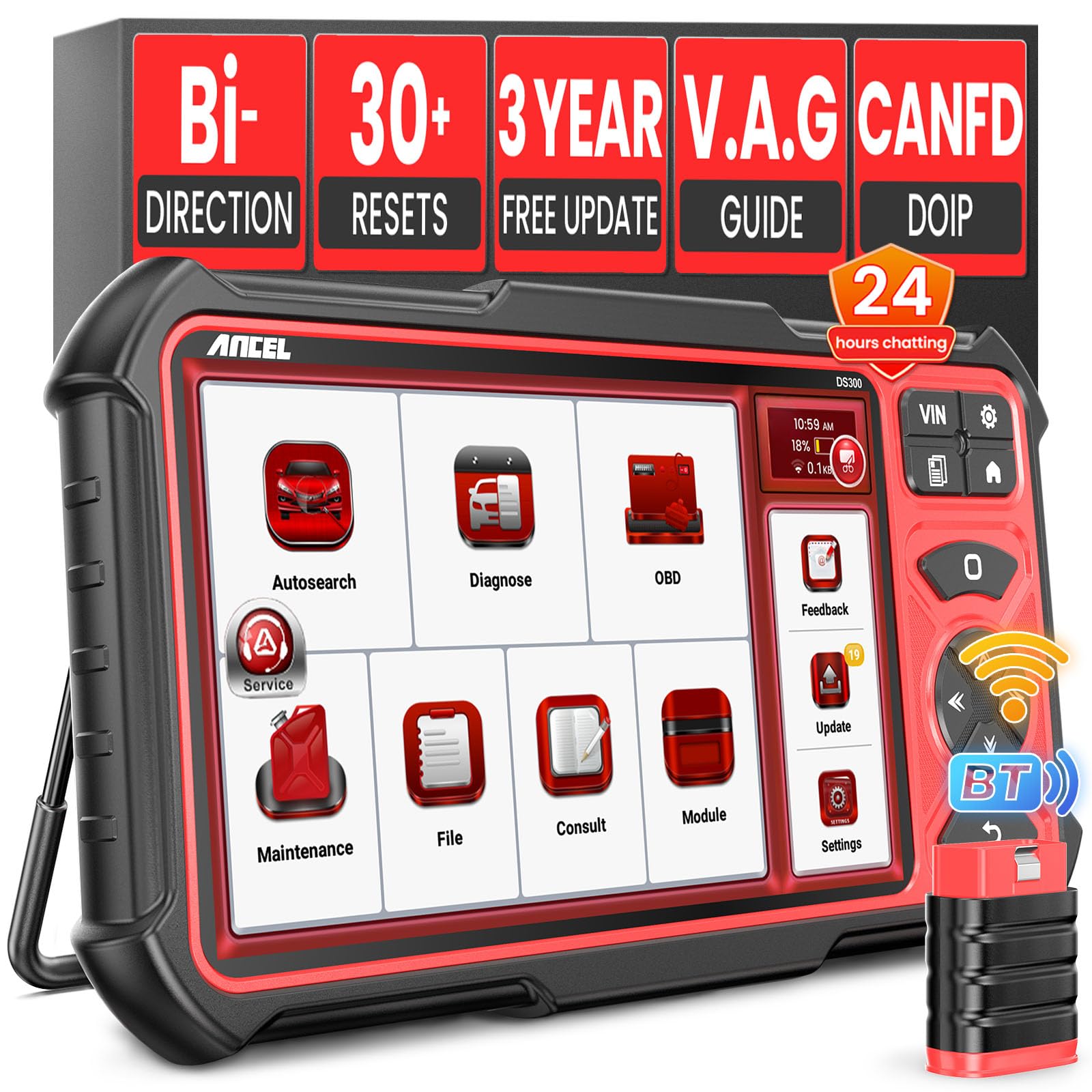 ANCEL DS300 Strumento Diagnostico Bidirezionale Per Tutti I Sistemi - Foto 10