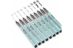 WRITECH QuickDry Multiliner Black Fine Tip Pens – The Perfect Addition to Your Creative Toolkit